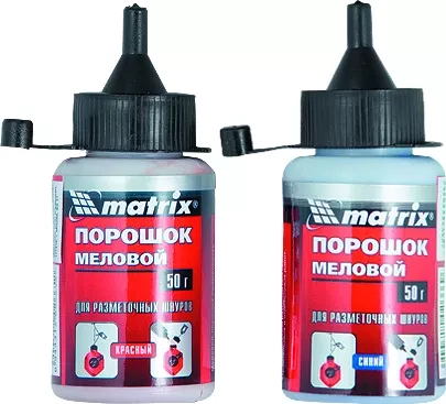 Порошок  меловой синий 115 г для разметочных шнуров  MATRIX 84860 купить в Ижевске