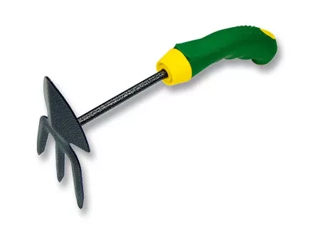 Мотыжка комбинир профиль &quot;лепесток&quot; и 3-зубая защ. покр обрез. эргономичная рукоятка  PALISAD 62377 купить в Ижевске