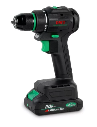 Бесщёточная аккумуляторная дрель-шуруповёрт DWT ABSP-20 DNM-2 BMC купить в Ижевске