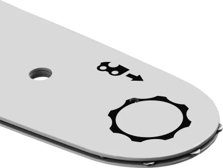 ЗУБР тип 4, шаг 3/8, паз 1.3 мм, 45 см, шина для электро и бензо пил (70204-45) купить в Ижевске