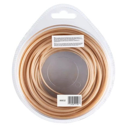 Леска для триммера армированная алюминием круглая, 3,0мм х 15м, блистер ALUFLEX Denzel 96832 купить в Ижевске