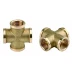 Крестовина GENERAL FITTINGS латунь, г/г/г/г, 1/2&quot; 51049-1/2 купить в Ижевске