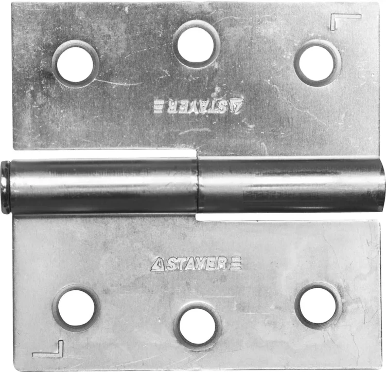 Петля дверная STAYER "MASTER" разъемная, цвет белый цинк, левая, 75мм 37613-75-1L купить в Ижевске