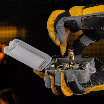 Заклепки резьбовые Denzel, стальные, оцинкованные, М12, пластиковый кейс, 25 шт., 40606 купить в Ижевске