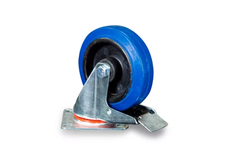 Колесо поворотное резина SRCLb 55 125 мм с тормозом (F) 1024396 купить в Ижевске