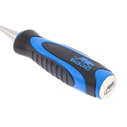 Долото-стамеска,плоская,22мм, двухкомпонентная рукоятка,металлический затыльник БАРС 24647 купить в Ижевске