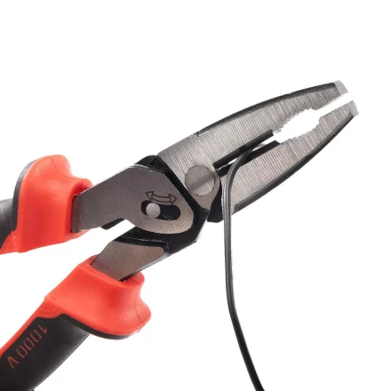 Пассатижи диэлектрические КВТ со сдвоенным шарниром 225 мм (102700) купить в Ижевске