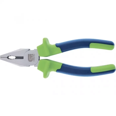 Плоскогубцы комбинированные 160 мм двухкомпонентные рукоятки СИБРТЕХ 17050 купить в Ижевске