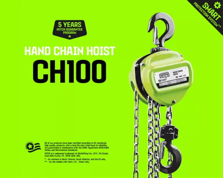 Таль ручная цепная HITCH CH100, 1.5 т, 3 м купить в Ижевске
