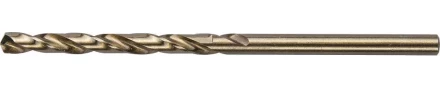 Сверло ЗУБР &quot;ЭКСПЕРТ&quot; КОБАЛЬТ по металлу, цилиндрический хвостовик, быстрорежущая сталь Р6М5К5, класс точн. А1, 3х61мм 4-29626-061-3 купить в Ижевске