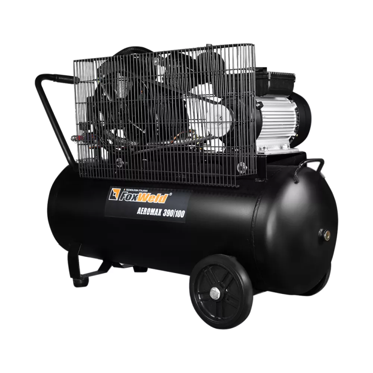 Компрессор масляный ременной AEROMAX 390/100 FoxWeld купить в Ижевске