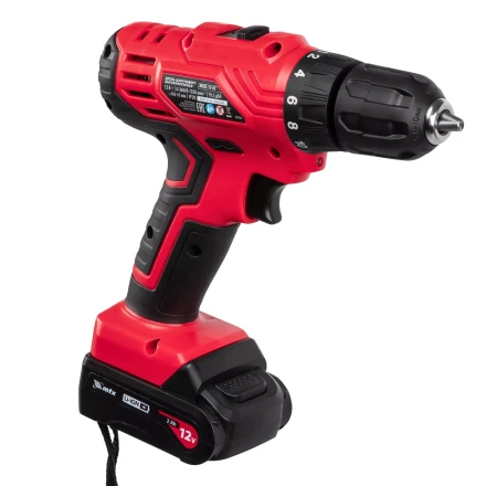 Дрель-шуруповерт аккумуляторная MTX MCDL-12-02, Li-Ion, 12 В, 2 акк. 26182 купить в Ижевске