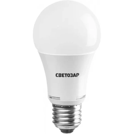Лампа СВЕТОЗАР светодиодная &quot;LED technology&quot;, цоколь E27(стандарт), теплый белый свет (2700К), 220В, 10Вт (75) 44505-75_z01 купить в Ижевске