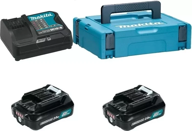 Набор 2 аккумулятора BL1021B + зарядное устройство DC10SB Makita 197658-5 купить в Ижевске