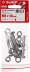 Болт (DIN933) в комплекте с гайкой (DIN934), шайбой (DIN125), шайбой пруж. (DIN127), M8 x 50 мм, 4 шт, ЗУБР 303436-08-050 купить в Ижевске