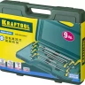 Набор KRAFTOOL Ключи "INDUSTRIE" имбусовые,Cr-Mo(S2),Т-образные,эргоном двухкомп рукоятка,TORX Hole 10-50,9 шт,в боксе 27455-H9 купить в Ижевске