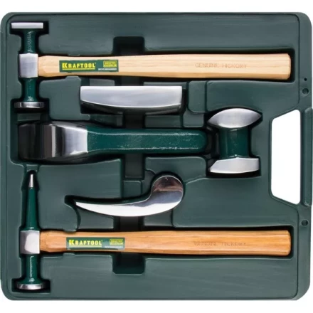 Набор KRAFTOOL &quot;INDUSTRIE&quot; рихтовочный 6 предметов: 2 молотка, 4 правки 20371-H6 купить в Ижевске