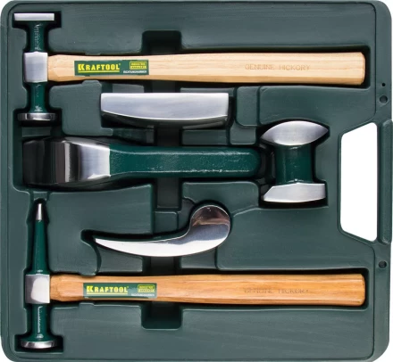 Набор KRAFTOOL &quot;INDUSTRIE&quot; рихтовочный 6 предметов: 2 молотка, 4 правки 20371-H6 купить в Ижевске