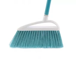 Щетка пластмасовая  для  пола  230 мм &quot;LUX&quot; бирюз. щетина c черенком 120 см D22мм ELFE 93559