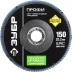Круг шлифовальный ЗУБР &quot;ПРОФИ&quot; лепестковый торцевой, тип КЛТ 1, зерно-электрокорунд циркон, тип КЛТ 1, P80, 150х22,2мм 36596-150-80 купить в Ижевске