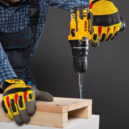 Дрель-шуруповерт аккумуляторная CDL-12CB, Li-Ion, 12 В, 1 акк.// Denzel 26102 купить в Ижевске