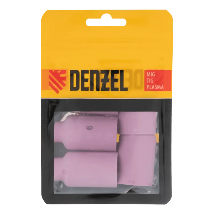 Набор керамических сопел для газовой линзы № 5, 6, 7, 8, 10 Denzel 93659 купить в Ижевске