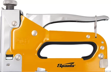 Степлер мебельный регулируемый со скобами 200 шт тип скобы 53 6-14 мм Sparta 42002 купить в Ижевске