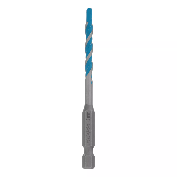 Сверло универсальное Gross , Multipurpose PRO, 6-гр. хвостовик, 5мм, 706011 купить в Ижевске