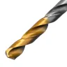 Сверло спиральное по металлу Denzel 6 х 139 мм, Р6М5, Golden Tip, удлиненное, 718256 купить в Ижевске
