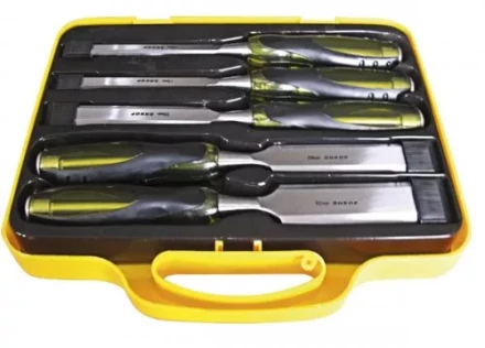 Набор стамесок-долот 10,12,20,26,32 мм 5 штук пластиковый кейс Энкор 10441 купить в Ижевске