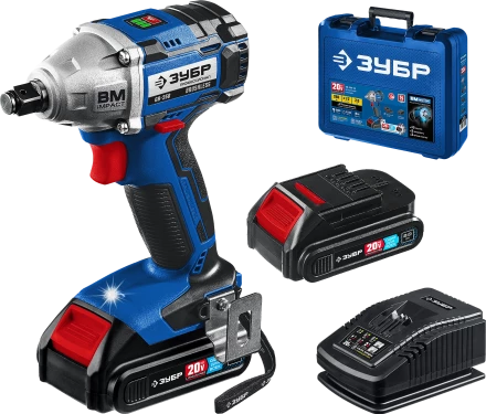 Ударный бесщеточный гайковерт, 2 АКБ T7 (2 Ач), в кейсе GB-250-22 серия «ПРОФЕССИОНАЛ» купить в Ижевске