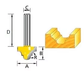 Фреза пазовая фасонная (классическая) , Makita D-11081 купить в Ижевске