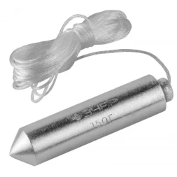 Отвес ЗУБР "МАСТЕР" строительный со шнуром, в пластиковом контейнере, 150 г 0636-150_z01