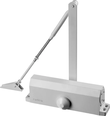 Доводчик дверной STAYER, для дверей массой до 100 кг, цвет белый 37916-100 купить в Ижевске