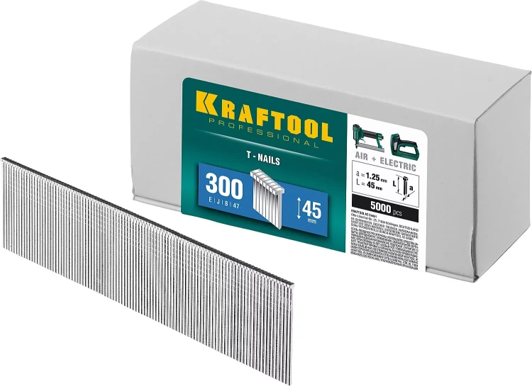 Гвозди тип 18GA (47 / 300 / F) 5000 шт 31785-45 купить в Ижевске