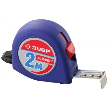 Рулетка ЗУБР &quot;СТАНДАРТ&quot;, корпус с резиновым напылением, 2м/16мм 34016-2 купить в Ижевске