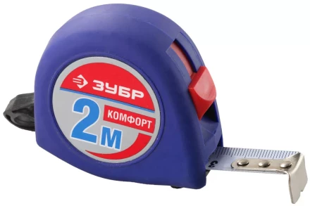 Рулетка ЗУБР &quot;СТАНДАРТ&quot;, корпус с резиновым напылением, 2м/16мм 34016-2 купить в Ижевске