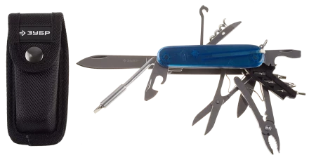 Нож складной многофункциональный 12в1 пластиковая рукоятка ЗУБР Эксперт 47785 купить в Ижевске