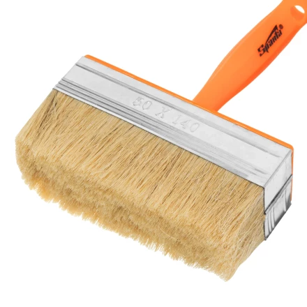 Кисть-ракля, 50х140 мм, натуральная щетина, пластмассовый корпус, пластмассовая ручка// Sparta 841072 купить в Ижевске