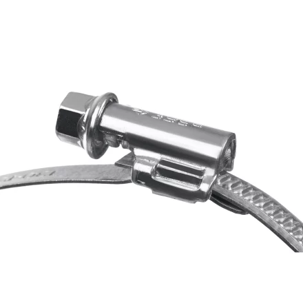 ЗУБР Х-9Н, 77 - 95 мм, накатная лента 9 мм, цинк, 25 шт, червячный хомут (37807-95) купить в Ижевске