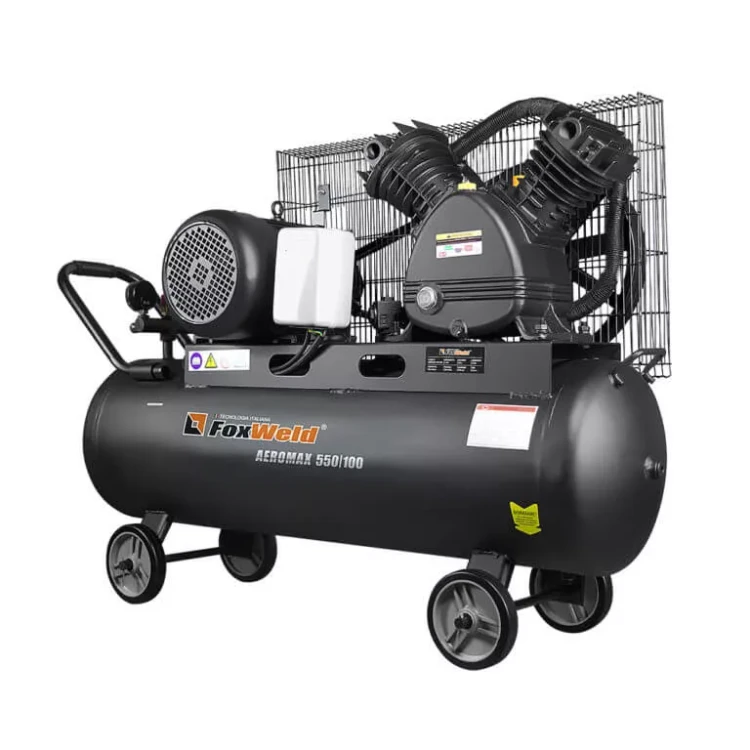 Компрессор масляный ременной AEROMAX 550/100 FoxWeld купить в Ижевске