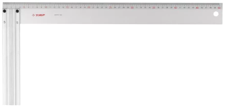 Угольник ЗУБР &quot;ЭКСПЕРТ&quot; столярный, жесткое профилированное полотно, усиленная алюминиевая рукоятка, 500мм 34395-50 купить в Ижевске