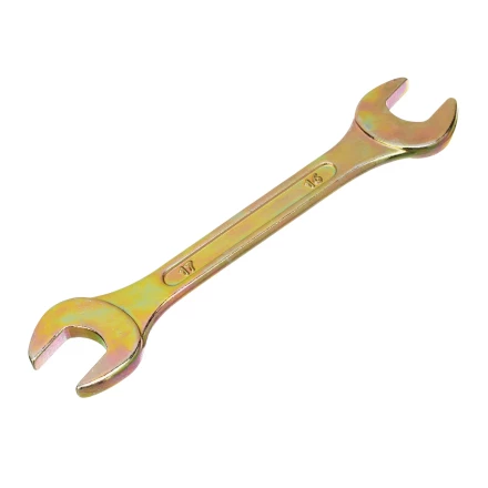 Набор ключей рожковых 6-17 мм, 6 шт, желтый цинк Сибртех 15279 купить в Ижевске