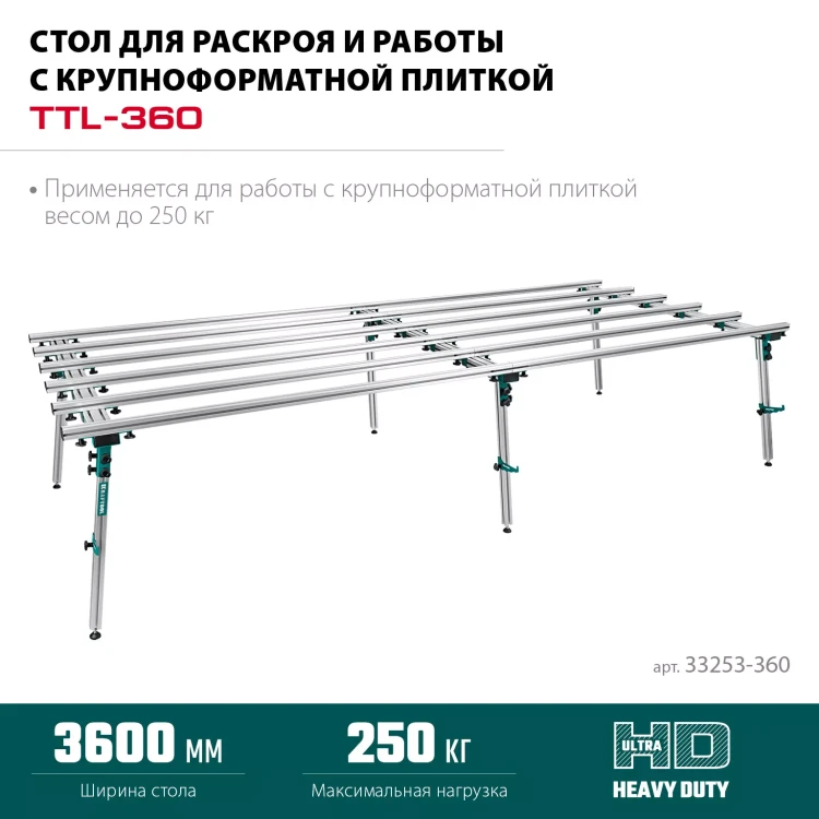 Стол для крупноформатной плитки KRAFTOOL 33253-360 купить в Ижевске