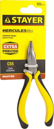 Тонкогубцы STAYER &quot;MASTER&quot; изогнутые &quot;HERCULES&quot; &quot;MINI&quot;, 120мм 2218-3_z03 купить в Ижевске