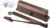 Доводчик дверной STAYER, для дверей массой до 100 кг, цвет коричневый 37917-100 купить в Ижевске