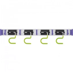 Алюминиевый настенный держатель для садового инструмента 4 крюка Palisad 68304