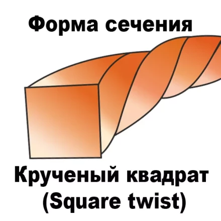 Леска для триммера SQUARE TWIST (квадрат крученый) 4.0ММХ15М купить в Ижевске