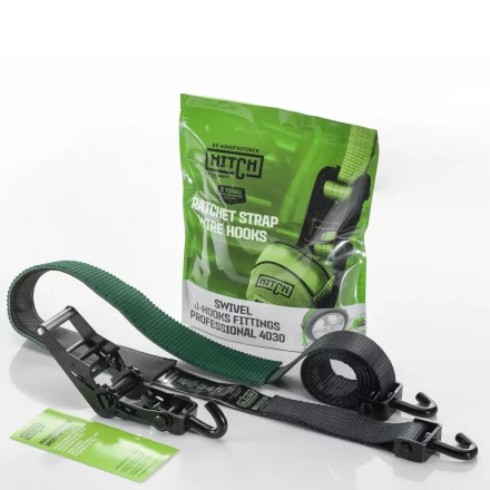 Ремень стяжной автовозный HITCH PROFF 50мм STF 600DaN 4000кг 3м текстил контр 750мм поворотн J-крюки (SZ068109) купить в Ижевске