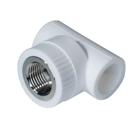 Тройник комб. PP-R ВР 20мм х 1/2 белый (25/125) 45450 купить в Ижевске